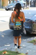 VANESSA HUDGENS Leaves a Gym in Los Angeles 08/24/2020