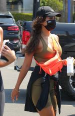VANESSA HUDGENS Leaves a Gym in Los Angeles 08/24/2020