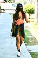 VANESSA HUDGENS Leaves a Gym in Los Angeles 08/24/2020