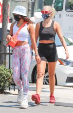 VANESSA HUDGENS Leaves a Gym in West Hollywood 08/18/2020