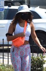 VANESSA HUDGENS Leaves a Gym in West Hollywood 08/18/2020