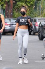 VANESSA HUDGENS Leaves Dogpound Gym in West Hollywood 08/04/2020