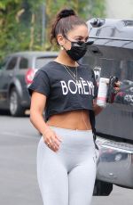 VANESSA HUDGENS Leaves Dogpound Gym in West Hollywood 08/04/2020