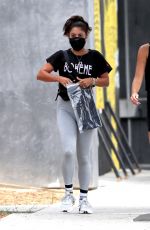 VANESSA HUDGENS Leaves Dogpound Gym in West Hollywood 08/04/2020