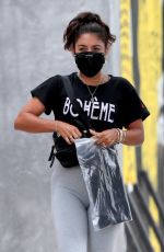 VANESSA HUDGENS Leaves Dogpound Gym in West Hollywood 08/04/2020