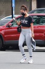 VANESSA HUDGENS Leaves Dogpound Gym in West Hollywood 08/04/2020