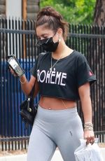 VANESSA HUDGENS Leaves Dogpound Gym in West Hollywood 08/04/2020