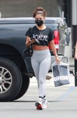 VANESSA HUDGENS Leaves Dogpound Gym in West Hollywood 08/04/2020