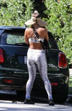 VANESSA HUDGENS Out Hikinig with a Friend in Los Angeles 08/10/2020