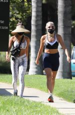 VANESSA HUDGENS Out Hikinig with a Friend in Los Angeles 08/10/2020