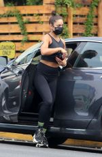 VANESSA HUDGENS Out Picking Up Breakfast in Los Feliz 08/18/2020
