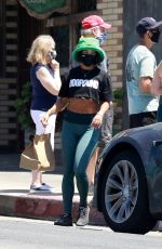 VANESSA HUDGENS Picking Up Food Out in Los Feliz 08/09/2020