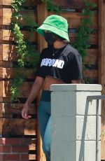 VANESSA HUDGENS Picking Up Food Out in Los Feliz 08/09/2020