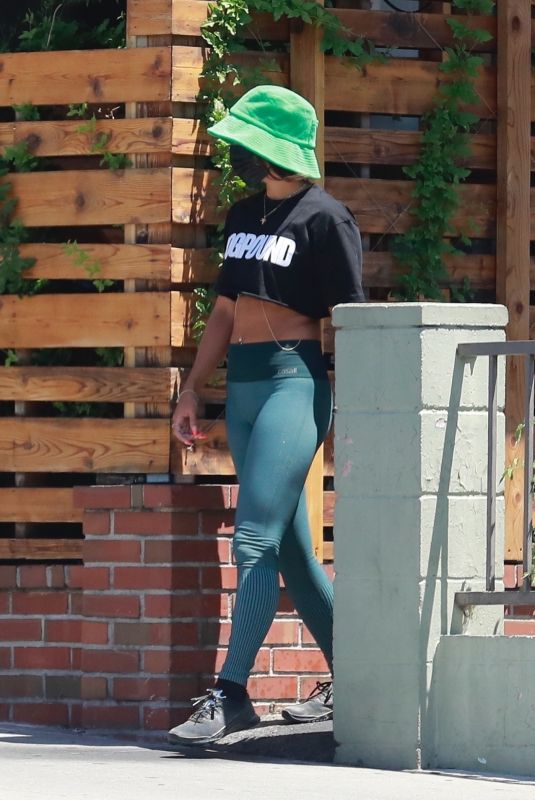 VANESSA HUDGENS Picking Up Food Out in Los Feliz 08/09/2020