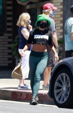 VANESSA HUDGENS Picking Up Food Out in Los Feliz 08/09/2020