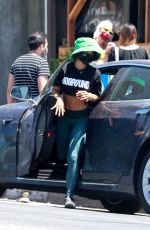 VANESSA HUDGENS Picking Up Food Out in Los Feliz 08/09/2020