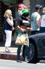 VANESSA HUDGENS Picking Up Food Out in Los Feliz 08/09/2020
