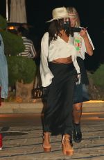 VANESSA HUDGENS Wearing a Mask at Nobu in Malibu 08/08/2020