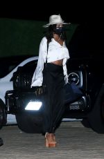 VANESSA HUDGENS Wearing a Mask at Nobu in Malibu 08/08/2020