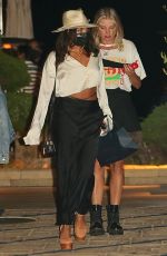 VANESSA HUDGENS Wearing a Mask at Nobu in Malibu 08/08/2020