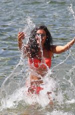 VERONICA HIDALGO in Bikini at a Beach in Costa Brava 08/19/2020