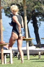 VICTORIA SILVSTEDT in Swimsuit at a Pool in Sardinia 08/19/2020
