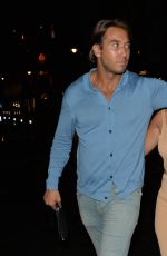 YAZMIN OUKHELLOU Arrives at Roka in London 08/17/2020