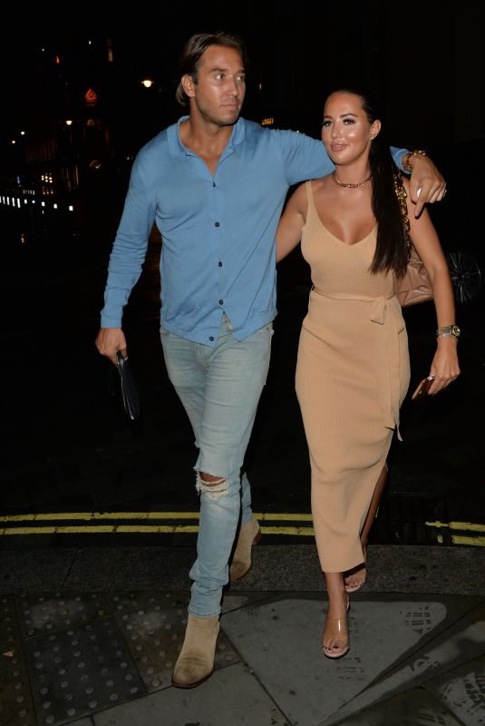 YAZMIN OUKHELLOU Arrives at Roka in London 08/17/2020