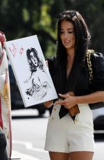 YAZMIN OUKHELLOU on the Set of The Only Way is Essex in Lndon 08/05/2020