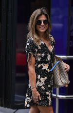 ZOE HARDMAN in a Floral Dress Arrives at Heart Radio in London 08/03/2020