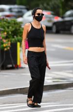 ZOE KRAVITZ All in Black Out in New York 08/14/2020