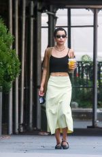 ZOE KRAVITZ and Karl Glusman Out with Their Dog in New York 08/27/2020