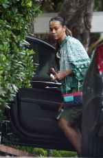 ZOE SALDANA Out in Malibu 08/27/2020