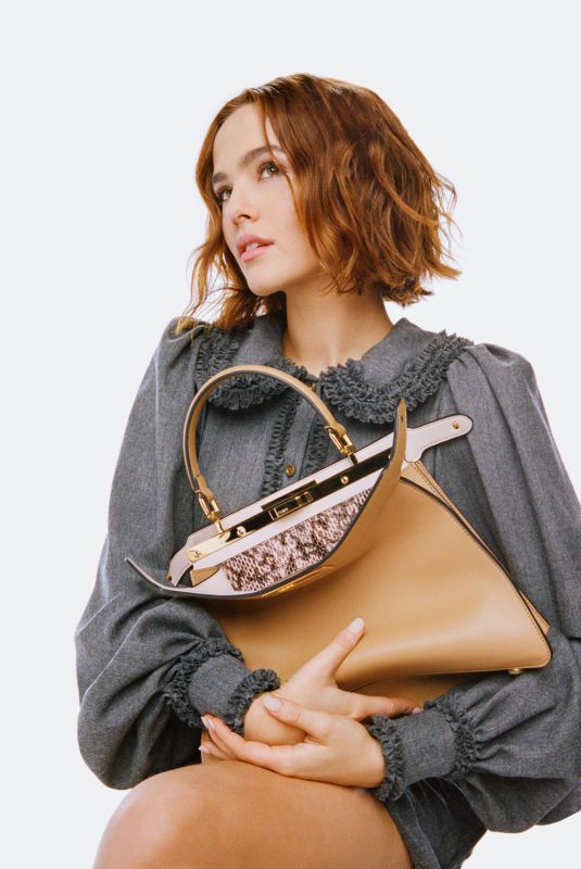 ZOEY DEUTCH for Fendi Peekaboo Iseeu 2020 Campaign