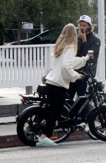 ABBY CHAMPION and Patrick Schwarzenegger Out Cycling in Los Angeles 08/31/2020