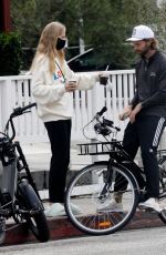 ABBY CHAMPION and Patrick Schwarzenegger Out Cycling in Los Angeles 08/31/2020