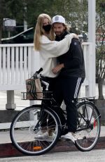 ABBY CHAMPION and Patrick Schwarzenegger Out Cycling in Los Angeles 08/31/2020