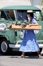 ABIGAIL SPENCER Shopping at Farmers Market in Montecito 09/05/20