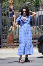 ABIGAIL SPENCER Shopping at Farmers Market in Montecito 09/05/20