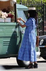 ABIGAIL SPENCER Shopping at Farmers Market in Montecito 09/05/20