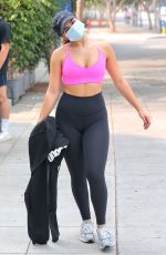 ADDISON RAE Leaves a Private Workout in West Hollywood 09/15/2020