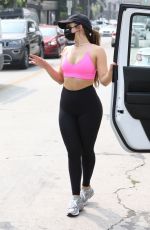 ADDISON RAE Leaves a Private Workout in West Hollywood 09/15/2020