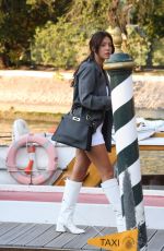 ADELE EXARCHOPOULOS Arrives at Hotel Excelsior in Venice 09/04/2020