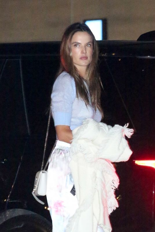 ALESSANDRA AMBROSIO Arrives at Nobu in Malibu 09/04/2020