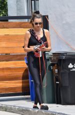 ALESSANDRA AMBROSIO at a Gym in Los Angeles 09/14/2020