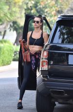 ALESSANDRA AMBROSIO at a Gym in Los Angeles 09/14/2020