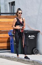 ALESSANDRA AMBROSIO at a Gym in Los Angeles 09/14/2020
