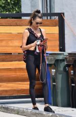 ALESSANDRA AMBROSIO at a Gym in Los Angeles 09/14/2020