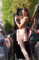 ALESSANDRA AMBROSIO Leaves Gym in Los Angeles 09/21/2020