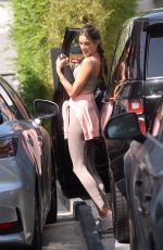 ALESSANDRA AMBROSIO Leaves Gym in Los Angeles 09/21/2020